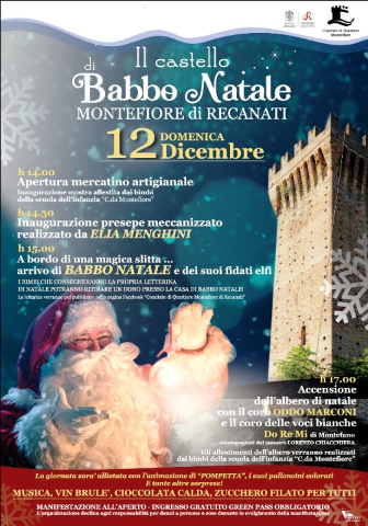 Il Castello di Babbo Natale (Montefiore domenica 12 Dicembre)