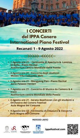 Conero International Piano Festivale & Competition   1 - 9 Agosto