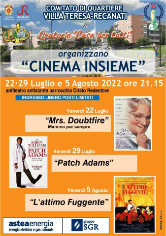 CINEMA INSIEME "L'attimo Fuggente" - Venerdì 05 Agosto